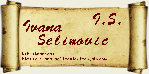 Ivana Selimović vizit kartica